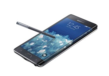 galaxy note edge側面