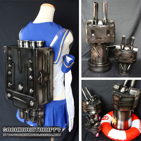コスプレ★艦隊これくしょん 艦これ★島風 連装砲ちゃん等小物