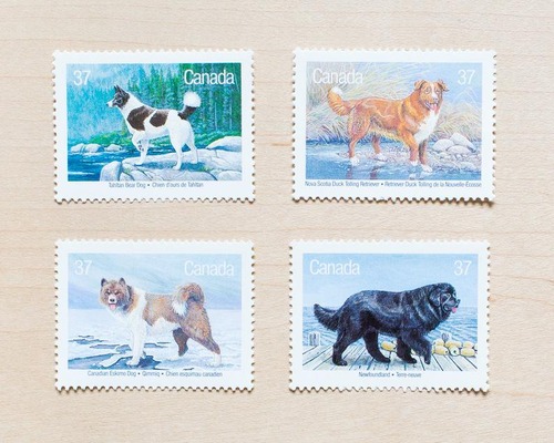 犬が描かれた切手の画像をひたすら貼ってくよ14