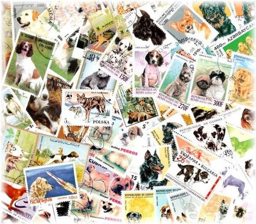 犬が描かれた切手の画像をひたすら貼ってくよ16