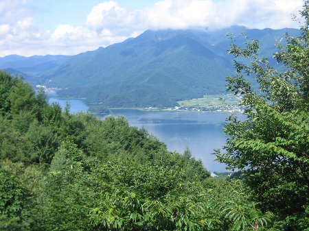 河口湖遠景