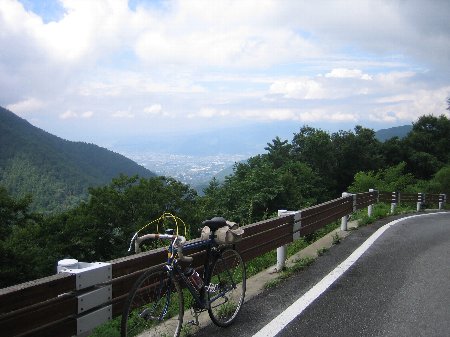 甲府盆地遠景