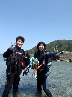 体験ダイビング