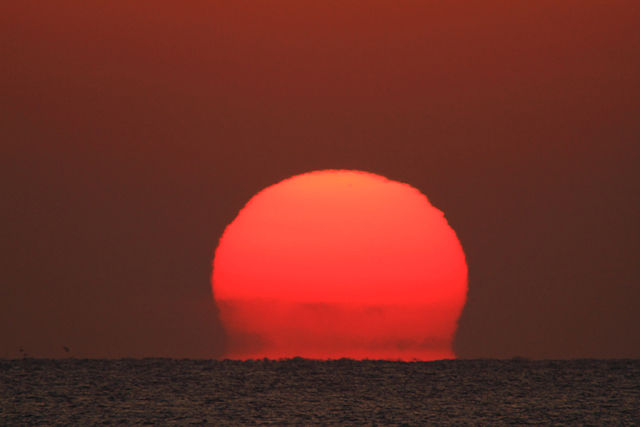 だるま夕陽