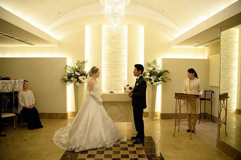 2016年3月18日。那覇で結婚式の撮影