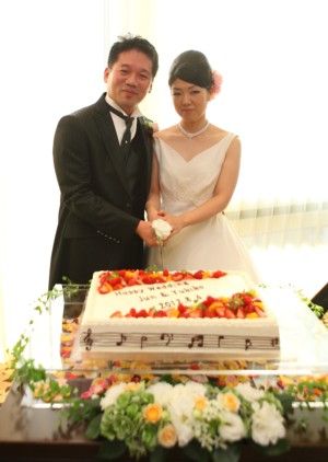 ケーキ入刀