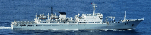 中国 新型海洋観測艦「871」