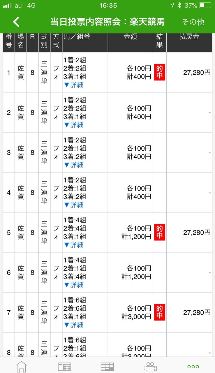 20180814サマーチャンピオン的中馬券