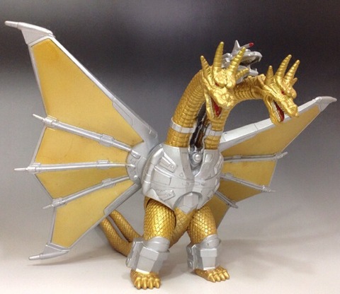 メカキングギドラ 1991 ソフビ 補修リペイント バンダイ 平成ゴジラ