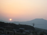 あれれ?夕日が2つ?