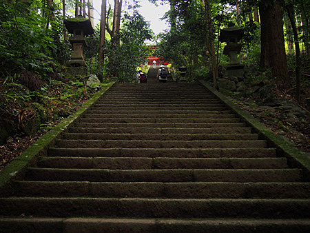 参道の階段