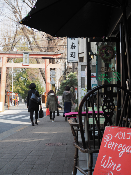参道のカフェ