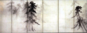 松林図屏風