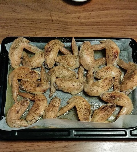 手羽先焼き上がり