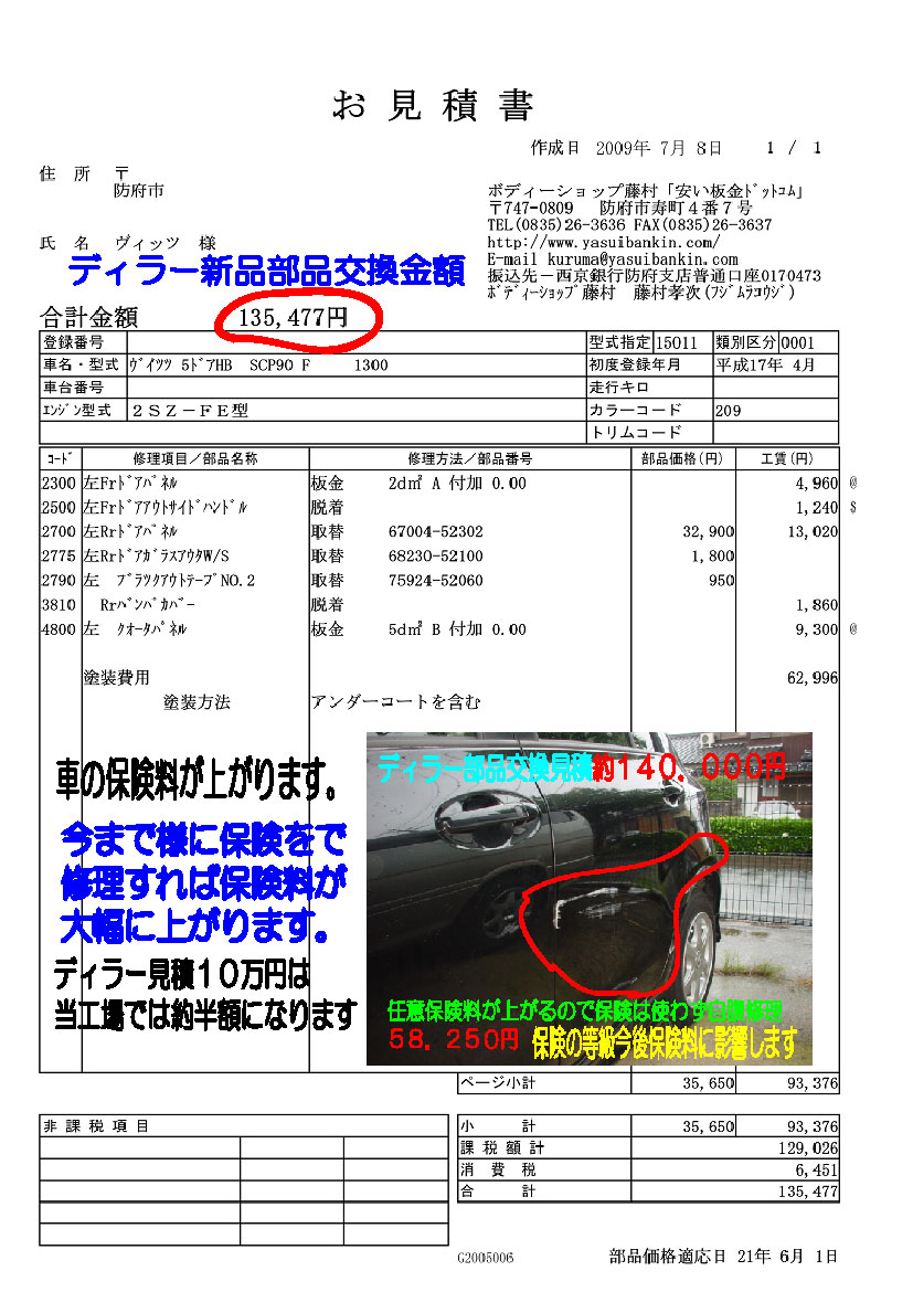 車の保険 の掲示板投稿写真＆画像