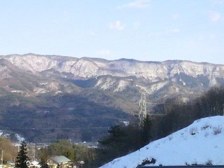 真沢の湯山景色UP