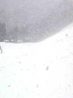 ホワイトゲレンデ吹雪