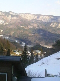 真沢の湯山景色