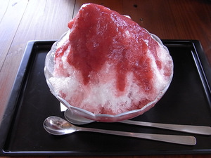 カフェ アンジェ・フレーゼ 天然かき氷 全体