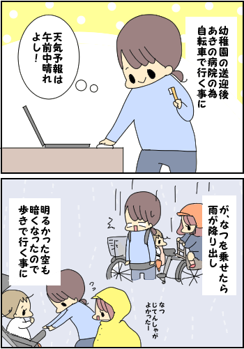 行きも帰りも