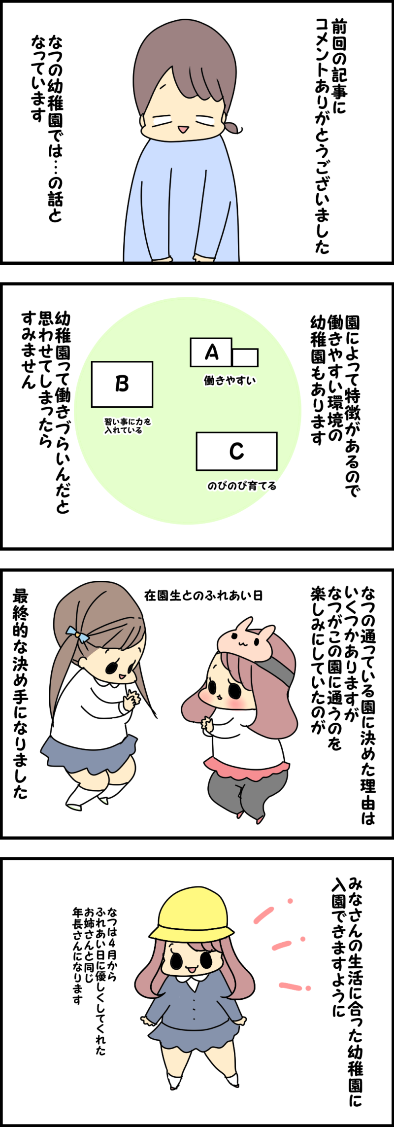 幼稚園に通わせて働くこと