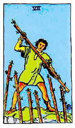 ワンドの7Seven of Wands