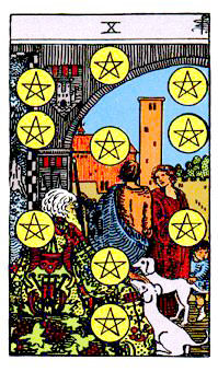 ペンタクルスの10Ten of Pentacles