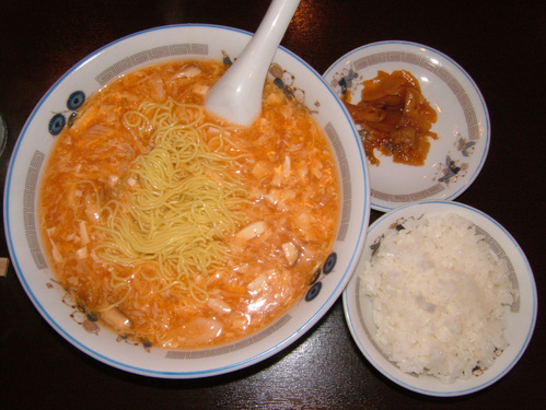 酸辣湯麺セット
