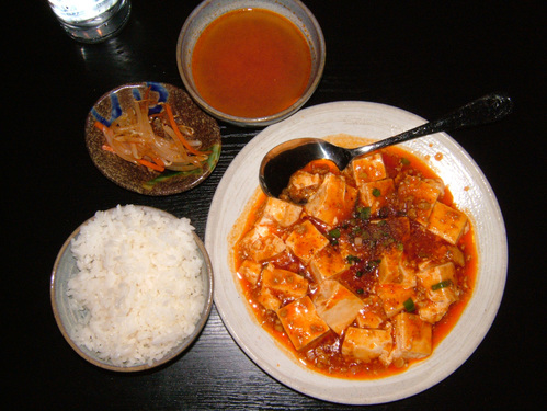 麻婆豆腐定食