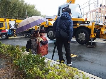 桂坂 上棟中