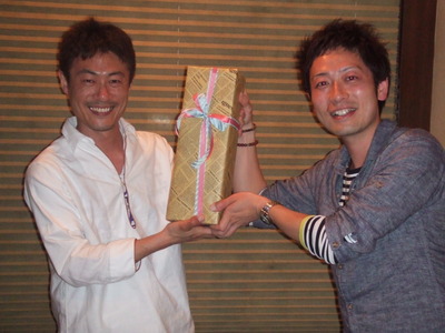 名取先生からワインのプレゼント
