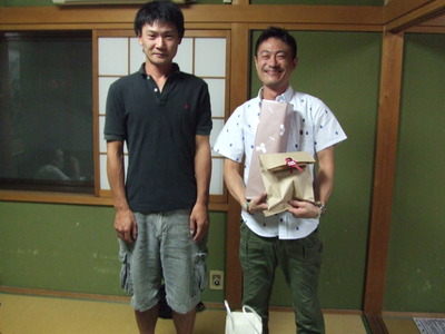 前田先生から吉野へプレゼント