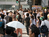 渋谷のスクランブル交差点3