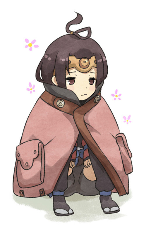 甲鉄城(こうてつじょう)のカバネリ 無名(むめい) デフォルメ ちびキャラ かわいい 画像 壁紙