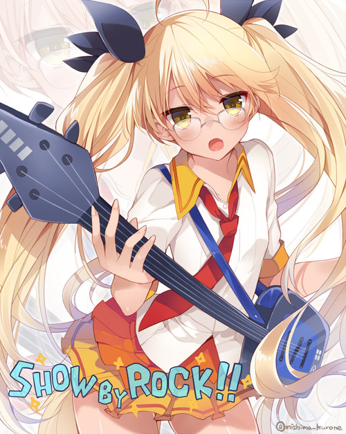 サンリオ sb69 show_by_rock ショウバイロック レトリー プラズマジカ かわいい 金髪ツインテール メガネキャラ 700 878 画像・壁紙