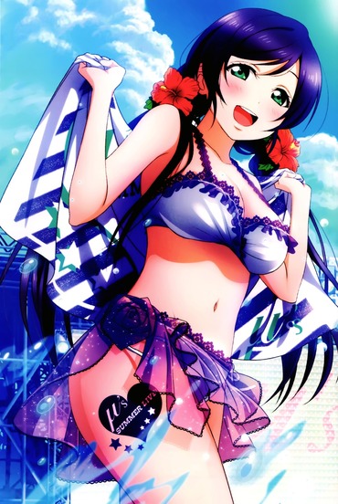 ラブライブ love_live スクフェス pc スマホ tojou_nozomi とうじょうのぞみ 東條希 のんたん 水着 画像 壁紙