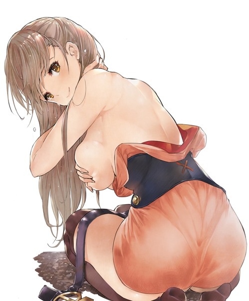 甲鉄城のカバネリ 鰍 かじか 裸 巨乳 手ブラ エロかわいい むちむち 画像 壁紙