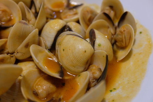 バルセロナで食べたアサリの料理