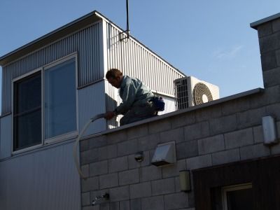 エアコンの室外機の移動