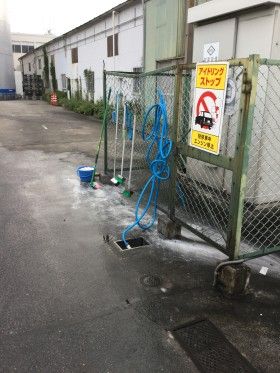 新羽駅前早朝清掃