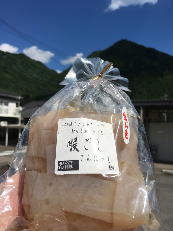 冷酒に合う和らぎ水のような喉ごしこんにゃく