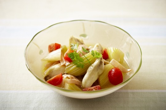 夏野菜の簡単レンチンマリネ