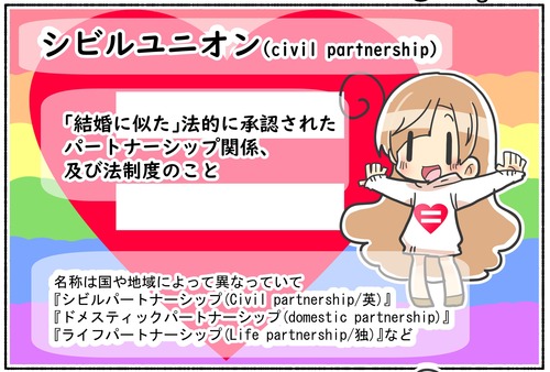 【結婚に似た法的制度】シビルユニオン【用語解説】