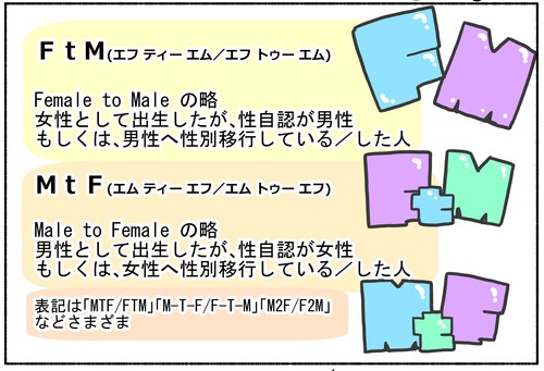 【トランスジェンダー】ＭｔF／ＦｔＭ【専門用語解説】