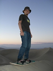 Huacachina (sandboard) 1