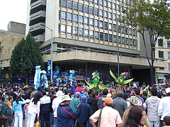 Parade in Bogota
