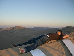 Huacachina (sandboard) 2