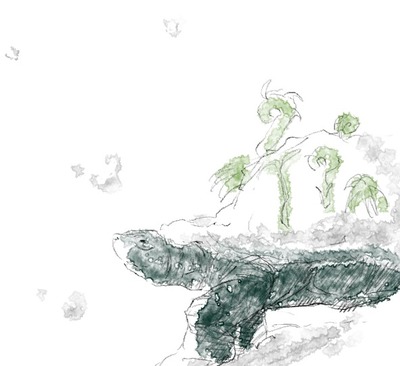 ヌシ 蟲師 イラスト アッタカサノザレゴト ブログ