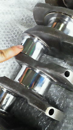 STDサイズに戻し、最終仕上にジャーナル及びピンの<br>
全箇所をラッピング仕上にさせて頂いております