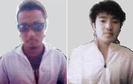 振り込め詐欺 2容疑者の防犯カメラ画像を公開